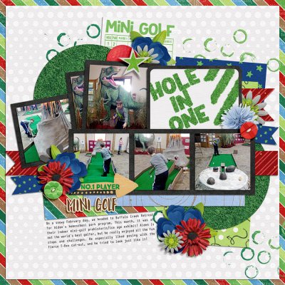 Mini Golf hole in one