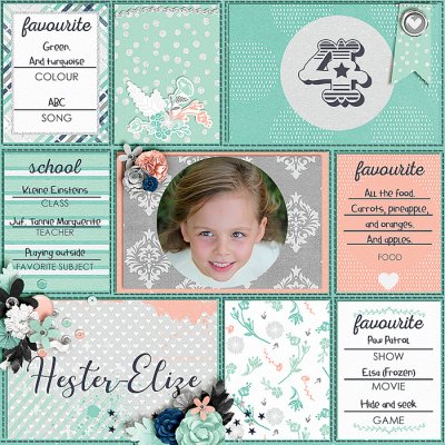 Hester-Elize at Four