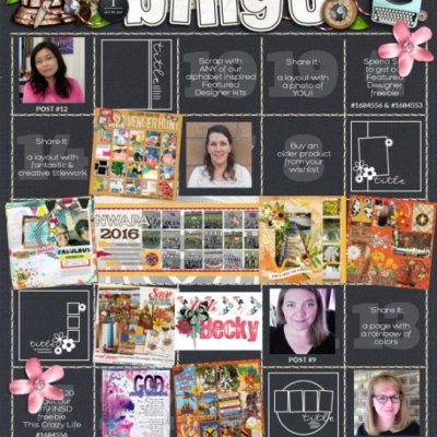 iNSD Bingo Card