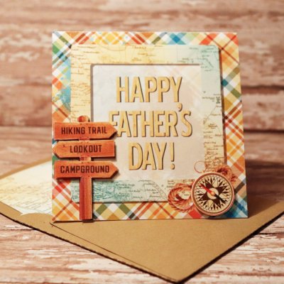 On The Trail Father's Day Card