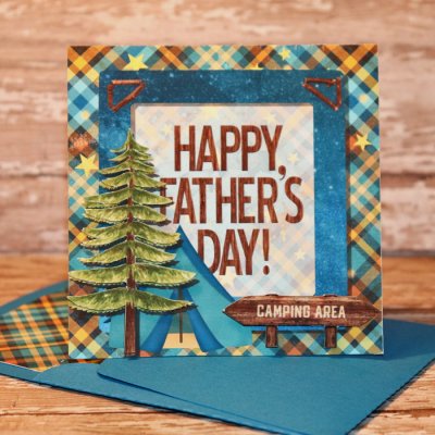 Under The Stars Father's Day Card