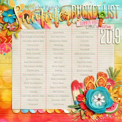 Summer Bucket List