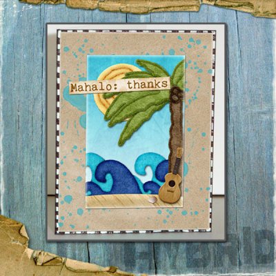 Mahalo {hybrid thank you card}