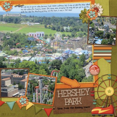 Hershey Park {view from the kissing tower}