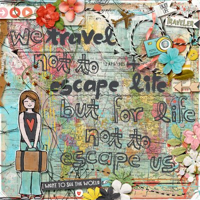 We travel