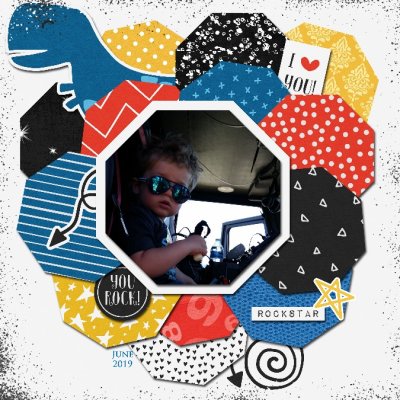 Sept Passport #17 Scrap Stash Primary Colors