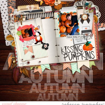 kissing pumpkins