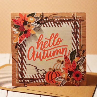 Autumn card
