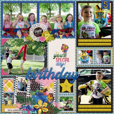 Oliver's birthday left