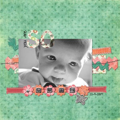 You are SO cute!