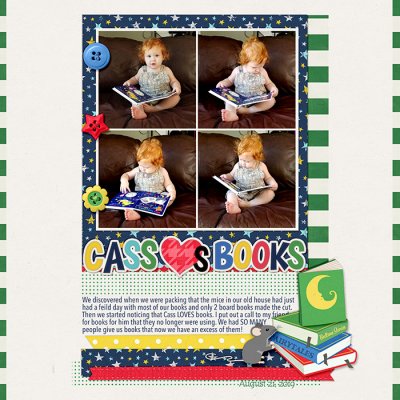 Cass loves Books