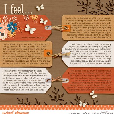 I feel...