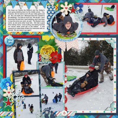 Sledding - Left