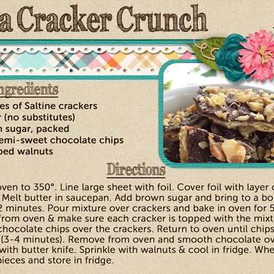 Christmas Recipe - Soda Cracker Crunch