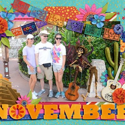 2020 Disney Calendar - November