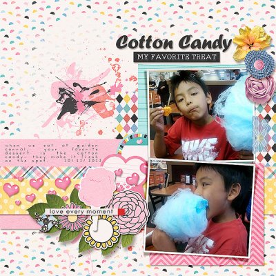 Cotton Candy My Favorite Treat