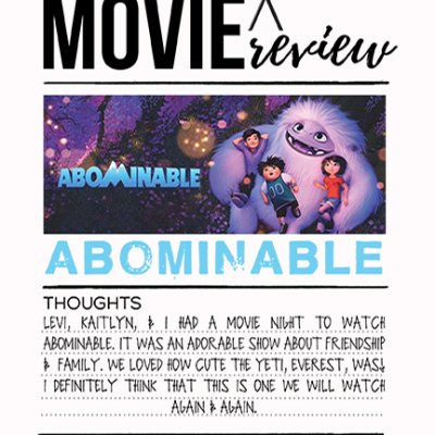 Movie Review ABOMINABLE