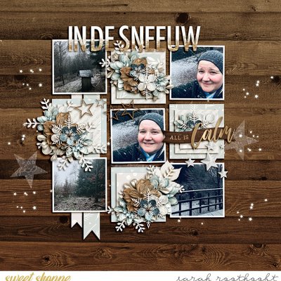 In the snow