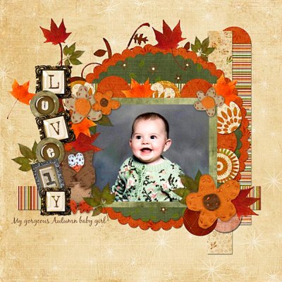 Lovely Autumn Baby Girl