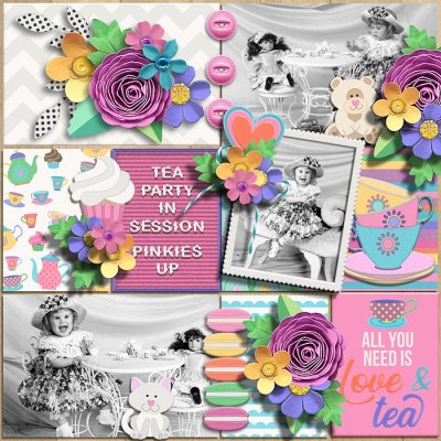 Tea party in session pinkies up