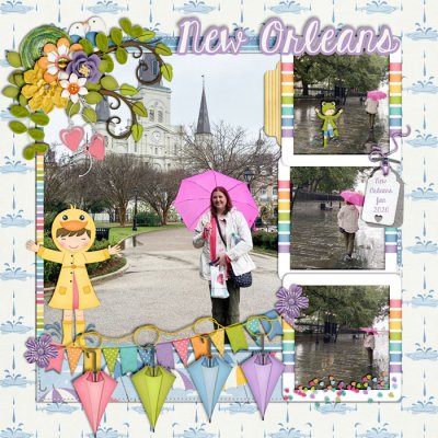 New Orleans in the Rain