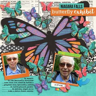 Niagara Falls Butterflys and Dad