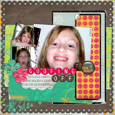 Goofing off
