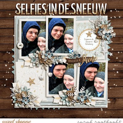 Selfies in de sneeuw