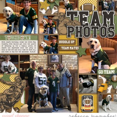 Team birthday photos