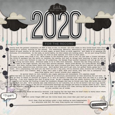 Little Black Rain Cloud: 2020