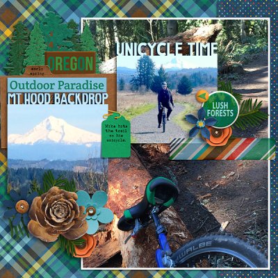 My Hubby the Unicycler (Oregon)