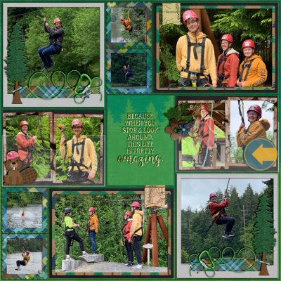 Zip-lining