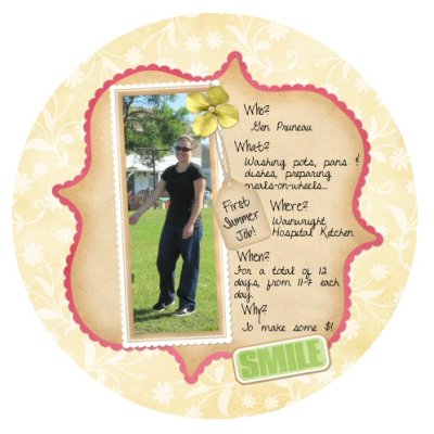 Gen's Summer Album - First Job