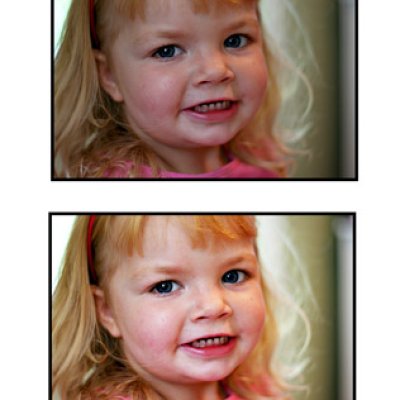 before and after blending