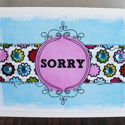 Sorry Card