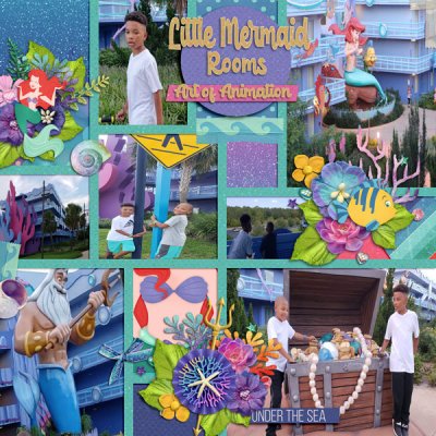 Little Mermaid Rooms at Art of Amination