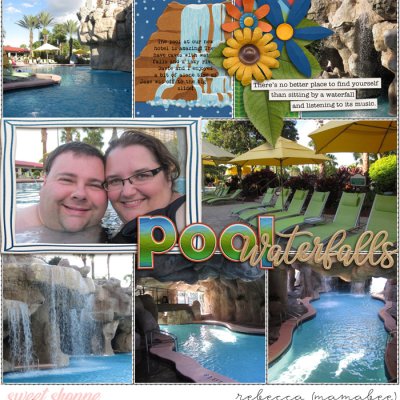 pool waterfalls
