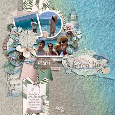 At the beach