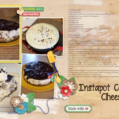 Instapot Cookie Dough Cheesecake