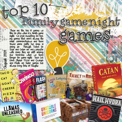 Top 10 Family Game Night Games