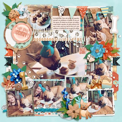 Pupcake eating