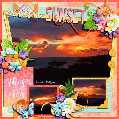 Ocean sunset