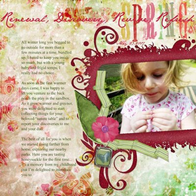 Spring... Renewal, Discovery, Revive, Refresh