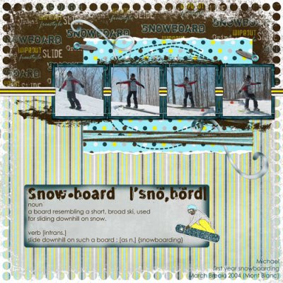 snowboarding