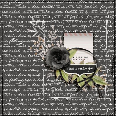 Find Courage - Quote Challenge