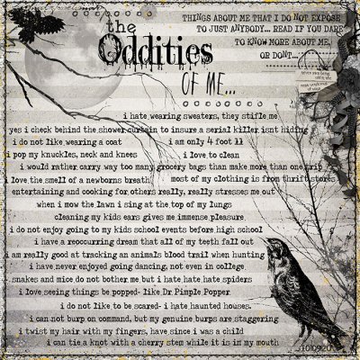 The Oddities of Me