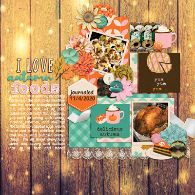 I love autumn foods