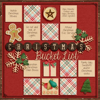 Christmas Bucket List