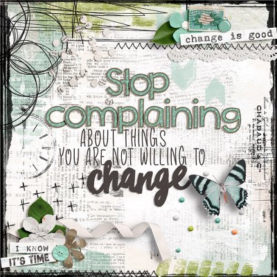 Stop complaining