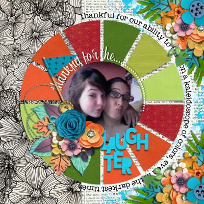 #15. Color. Thankful for Laughter